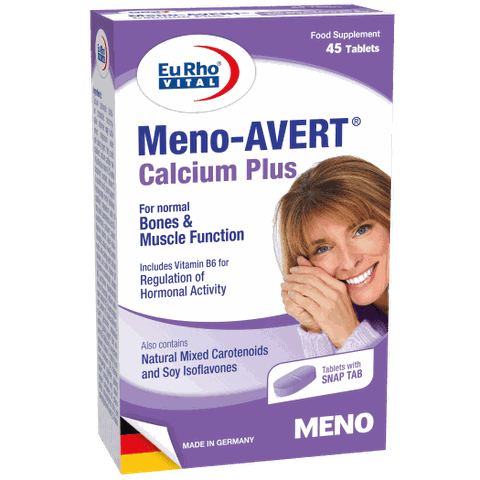 EURHO VITAL MENO-AVERT CALCIUM PLUS / VIÊN UỐNG BỔ SUNG NỘI TIẾT TỐ NỮ