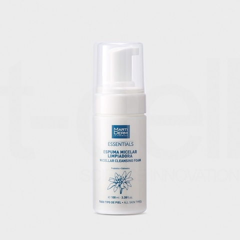 MARTIDERM ESSENTIALS MICELLAR CLEANSING FOAM / SỮA RỬA MẶT DẠNG BỌT DỊU NHẸ CHO MỌI LOẠI DA