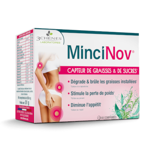 3CHÊNES MINCINOV / VIÊN UỐNG PHÂN HỦY CHẤT BÉO VÀ GIẢM CẢM GIÁC THÈM ĂN