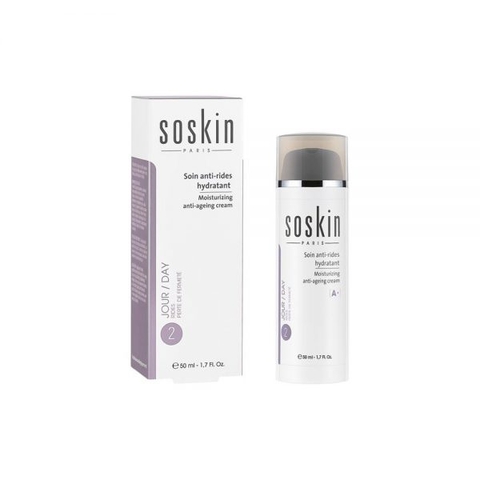 SOSKIN MOISTURIZING ANTI-AGEING CREAM / KEM DƯỠNG ẨM CHỐNG LÃO HOÁ  50ML