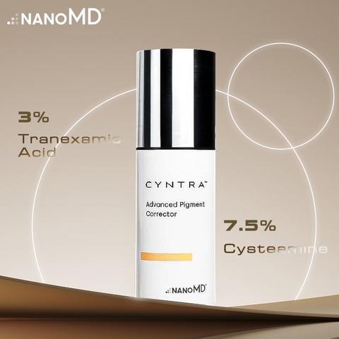 NANOMD CYNTRA ADVANCED PIGMENT CORRECTOR / KEM LÀM SÁNG DA, HỖ TRỢ ĐIỀU TRỊ NÁM ( 20ML)