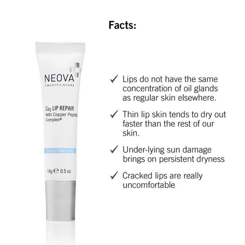 NEOVA CU3 LIP REPAIR / DƯỠNG ẨM, TRỊ THÂM & CĂNG BÓNG MÔI