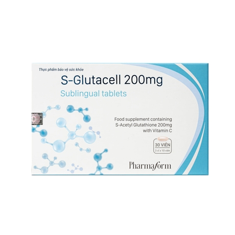 PHARMAFORM S-GLUTACELL: Viên Uống Hỗ Trợ Chống Oxy Hóa & Cải Thiện Nám Da