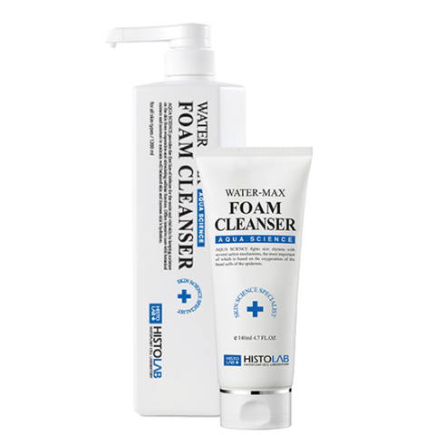 HISTOLAB WATER-MAX FOAM CLEANSER / SỮA RỬA MẶT TẠO BỌT RỬA SẠCH BỤI BẨN, DẦU THỪA CHO DA