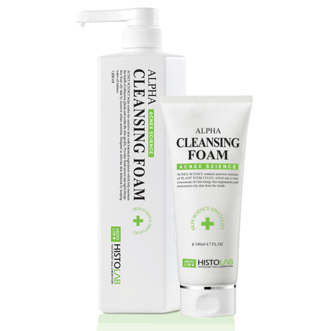 HISTOLAB ALPHA CLEANSING FOAM / SỮA RỬA DẠNG GEL, GIÚP KHÁNG VIÊM LÀM SẠCH VI KHUẨN VÀ LÀM DỊU NỐT VIÊM