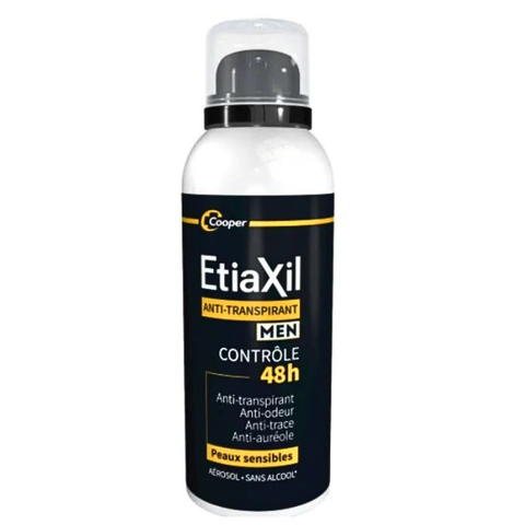 ETIAXIL ANTI-TRANSPIRANT MEN CONTROLE 48H / XỊT KHỬ MÙI 48H DÀNH CHO NAM