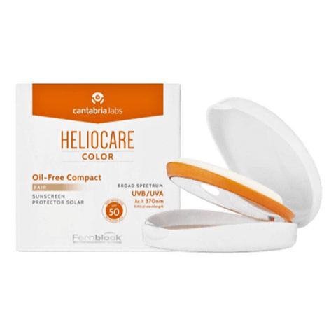 HELIOCARE OIL-FREE COMPACT SPF 50/ PHẤN CHỐNG NẮNG DẠNG NÉN KHÔNG DẦU VỚI 2 MÀU PHÙ HỢP VỚI TÔNG DA