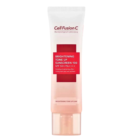 CELL FUSION C BRIGHTENING TONE UP 100 SPF50/PA++++ / KEM CHỐNG NẮNG NÂNG TÔNG, LÀM ĐỀU MÀU DA