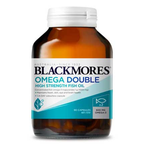 BLACKMORES OMEGA DOUBLE HIGH STRENGTH FISH OIL / VIÊN UỐNG BỔ SUNG DẦU CÁ OMEGA