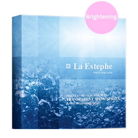 LA ESTEPHE TRANSPARENT MASK SERIES REVITAL BRIGHTENING MASK / MẶT NẠ HỖ TRỢ TĂNG CƯỜNG TRẮNG SÁNG