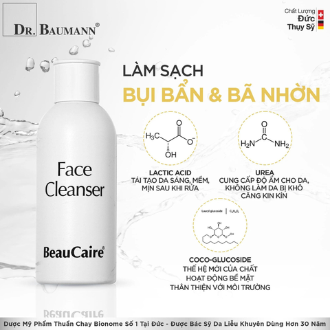 BEAUCAIRE FACE CLEANSER / SỮA RỬA MẶT DỊU LÀM SẠCH THOÁNG