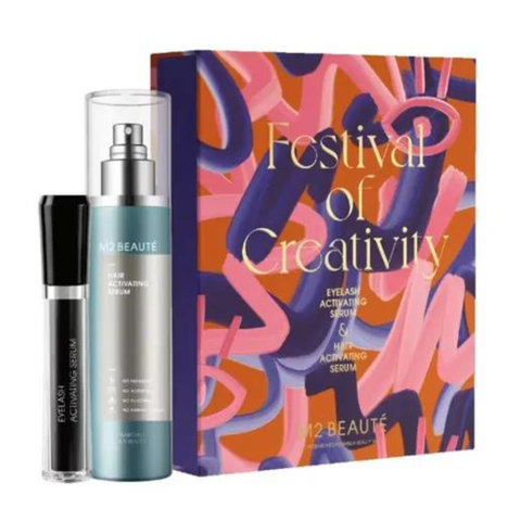 M2 BEAUTE FESTIVAL OF CREATIVITY SET / SET 2 MÓN DƯỠNG KÍCH MI VÀ SERUM HỖ TRỢ MỌC TÓC