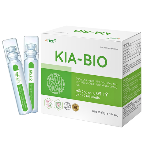 ETICO KIA-BIO / LỢI KHUẨN ĐƯỜNG RUỘT, GIẢM RỐI LOẠN TIÊU HÓA