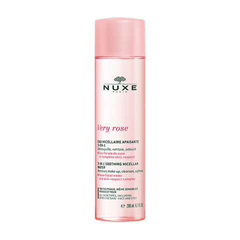 NUXE VERY ROSE 3IN1 SOOTHING MICELLAR WATER / NƯỚC TẨY TRANG DÀNH CHO DA KHÔ