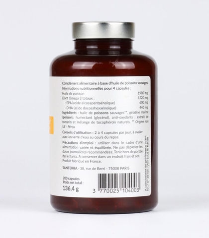 SANTERRA OMEGA 3 PREMIUM / VIÊN UỐNG BỔ SUNG OMEGA 3