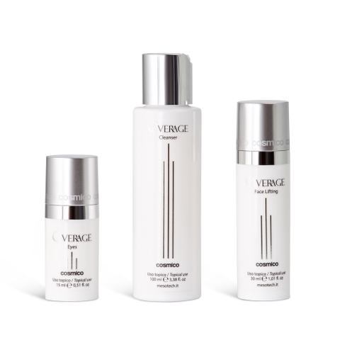 MESOTECH OVERAGE FACE LIFTING SET / BỘ 3 SẢN PHẨM DƯỠNG ẨM & NÂNG CƠ THON GỌN KHUÔN MẶT