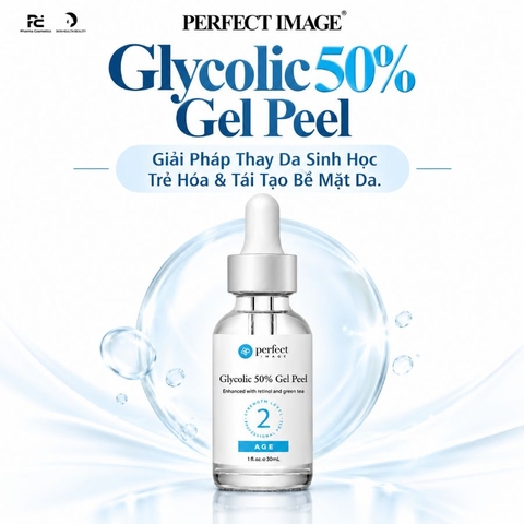Perfect Image Glycolic 50% Gel Peel: Giải Pháp Thay Da Sinh Học Trẻ Hóa & Tái Tạo Bề Mặt Chuyên Sâu