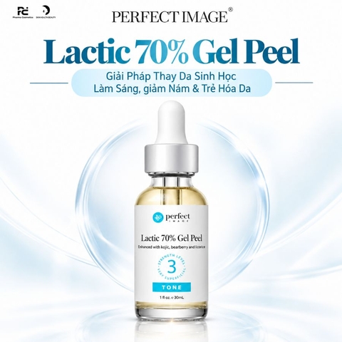 Perfect Image Lactic 70% Gel Peel: Thay Da Sinh Học Làm Sáng, Trị Nám Và Trẻ Hóa Da Chuyên Sâu