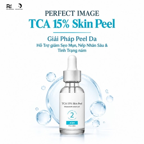 PERFECT IMAGE TCA 15% Skin Peel: Giải Pháp Peel Da Độ Sâu Trung Bình – Hỗ Trợ Điều Trị Sẹo Mụn, Nếp Nhăn Sâu & Nám Tình Trạng Nặng