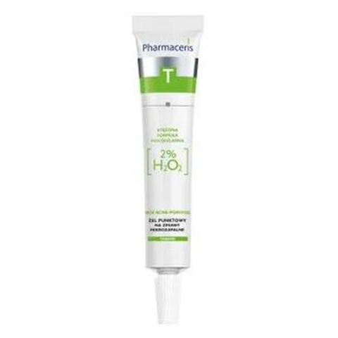 Pharmaceris T MEDI ACNE POINTGEL: Gel Chấm Mụn Đặc Trị Tổn Thương Vi Viêm 2% H2O2