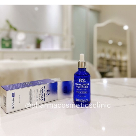 HISTOLAB HYALURON COMPLEX AMPOULE 62%: Tinh Chất Cấp Ẩm Thiết Yếu – Tái Tạo, Làm Dịu & Căng Bóng Da