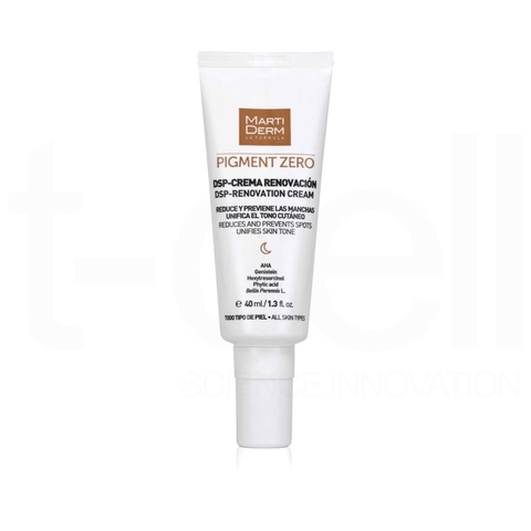 MARTIDERM PIGMENT ZERO DSP RENOVATION CREAM KEM ĐÊM LÀM SÁNG DA, MỜ SẮC TỐ, DUY TRÌ SAU HYDROQUINONE