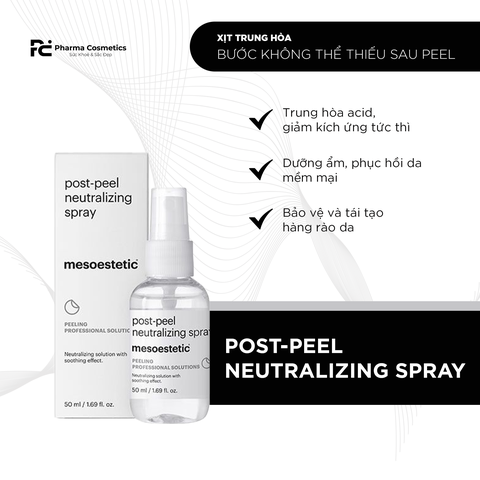 MESOESTETIC POST-PEEL NEUTRALIZING SPRAY / DUNG DỊCH CÂN BẰNG SAU PEEL DA