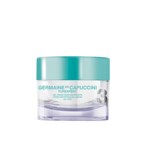 GERMAINE PUREXPERT HYDRO MATTIFIYING GEL CREAM/ GEL ĐIỀU TIẾT BÃ NHỜN, GIẢM BÓNG DẦU, CUNG CẤP NƯỚC CHO DA DẦU, MỤN, HIỆU CHỈNH MÀU SẮC VÀ ĐỘ TƯƠI TRẺ CỦA LÀN DA GERMAINE PUREXPERT HYDRO MATTIFIYING GEL CREAM.