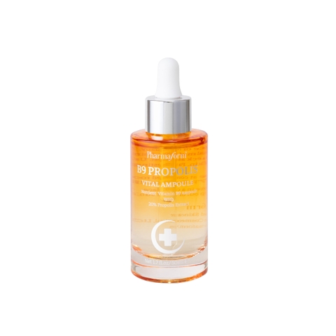 PHARMAFORM B9 PROPOLIS VITAL AMPOULE: Tinh Chất Keo Ong & B9 - Tái Tạo, Phục Hồi & Chống Lão Hóa Mạnh Mẽ