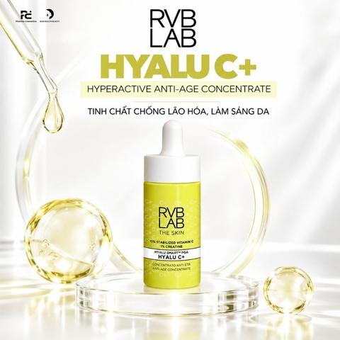 RVB LAB HYALU C+ HYPERACTIVE ANTI-AGE CONCENTRATE / TINH CHẤT CHỐNG LÃO HÓA, LÀM SÁNG DA