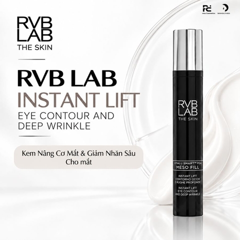 RVB LAB INSTANT LIFT EYE CONTOUR AND DEEP WRINKLE: Kem Nâng Cơ Mắt & Giảm Nhăn Sâu - Hiệu Ứng Làm Mịn Tức Thì Lấy Cảm Hứng Từ Filler