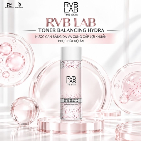 RVB LAB TONER BALANCING HYDRA / NƯỚC CÂN BẰNG DA VÀ CUNG CẤP LỢI KHUẨN, PHỤC HỒI ĐỘ ẨM 