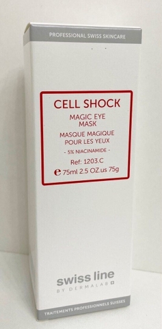 SWISS LINE CS MAGIC EYES MASK 5% NIACINAMIDE / MẶT NẠ MẮT DÀNH CHO DA KHÔ NHĂN & NHÃO XỆ ( 75ML)