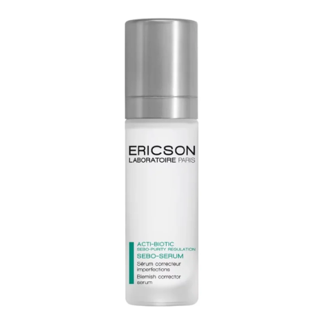 ERICSON ACTI-BIOTIC SEBO-SERUM: Tinh Chất Hỗ Trợ Cải Thiện Mụn Cấp Tốc & Giảm Khuyết Điểm Da