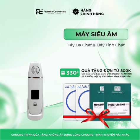 PREMEDIKL NOVAPEEL [AHA] SONIC SCRUBBER - Máy Siêu Âm Tẩy Da Chết & Đẩy Tinh Chất