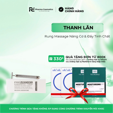 ERICSON LABORATOIRE PREMEDIKL ENERGETIC T.BAR (VITAMIN ENERGY) - Thanh Lăn Rung Massage Nâng Cơ & Đẩy Tinh Chất