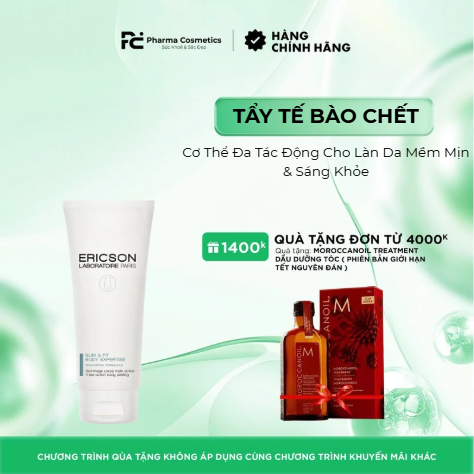 ERICSON TRIPLE ACTION BODY PEELING: Tẩy Tế Bào Chết Cơ Thể Đa Tác Động Cho Làn Da Mềm Mịn & Sáng Khỏe
