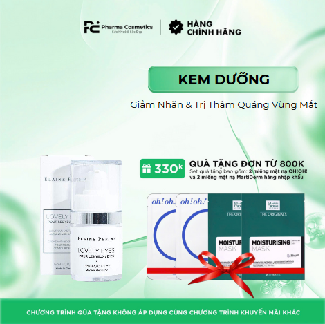 ELAINE PERINE LOVELY EYES - Kem Dưỡng Mắt Giảm Nhăn & Trị Thâm Quầng