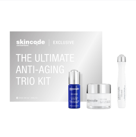 SKINCODE EXCLUSIVE THE ULTIMATE ANTI-AGING TRIO KIT - BỘ BA QUYỀN NĂNG CHỐNG LÃO HÓA & TÁI TẠO DA