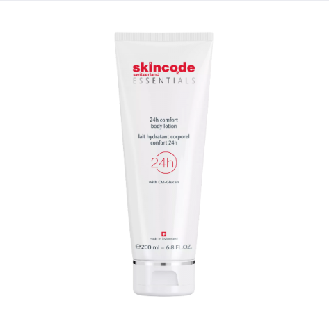 SKINCODE ESSENTIALS 24H COMFORT BODY LOTION - SỮA DƯỠNG THỂ CẤP ẨM 24H & LÀM MỊN DA NHẠY CẢM