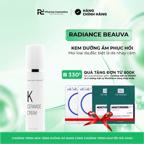 RADIANCE BEAUVA K CERAMIDE CREAM / KEM DƯỠNG ẨM PHỤC HỒI 