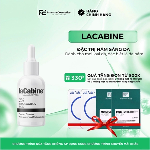 LACABINE 2% TRANEXAMIC ACID SERUM CREAM / KEM SERUM ĐẶC TRỊ NÁM SÁNG DA