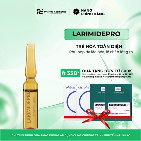 LARIMIDEPRO BIOPEEL AGE LARIMIDE PRO / BIOPEEL GLYCOLIC 5% + AZELAIC 5% + NIACIN 5 % TRẺ HÓA TOÀN DIỆN 