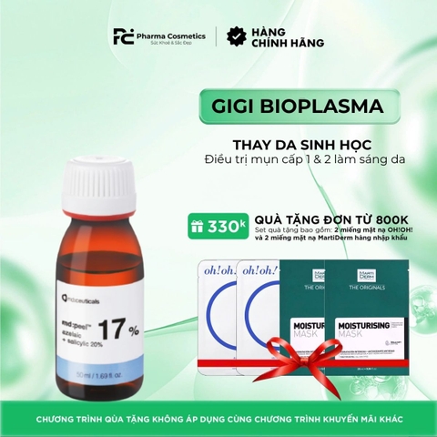 MD:PEEL AZELAIC 17% + SALICYLIC 20%  / THAY DA SINH HỌC ĐIỀU TRỊ MỤN CẤP 1,2 & LÀM SÁNG DA