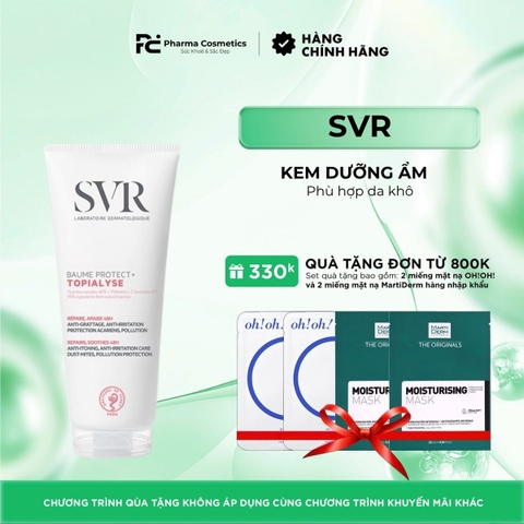 SVR BAUME PROTECT+ TOPIALYSE / KEM DƯỠNG ẨM LÀM MỀM DA DÀNH CHO DA KHÔ