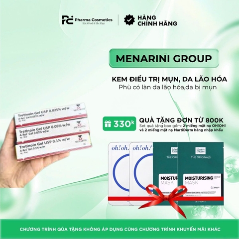 TRETINOIN GEL USP MENARINI: Giải Pháp Toàn Diện Cho Làn Da Mụn, Lão Hóa & Sắc Tố
