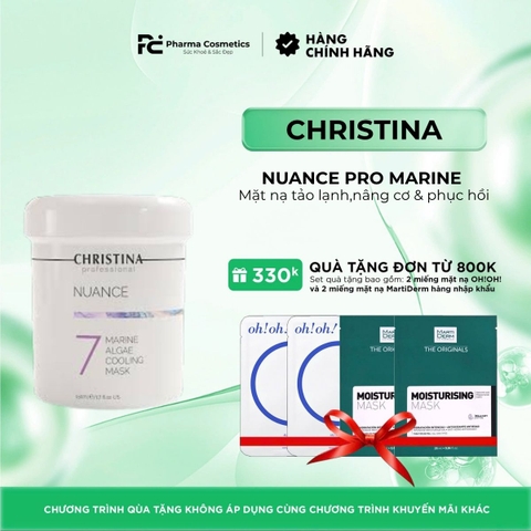 NUANCE PRO MARINE ALGAE COOLING MASK: Mặt Nạ Tảo Lạnh - Nâng Cơ, Làm Dịu & Phục Hồi Chuyên Sâu