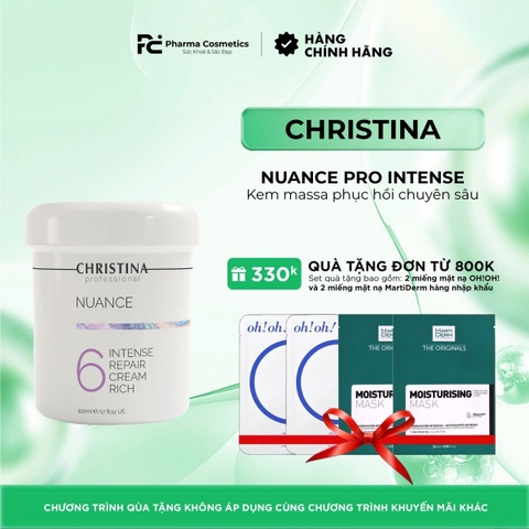 NUANCE PRO INTENSE REPAIR CREAM RICH: Kem Massage Phục Hồi Chuyên Sâu - Trẻ Hóa & Tăng Đàn Hồi Cho Da
