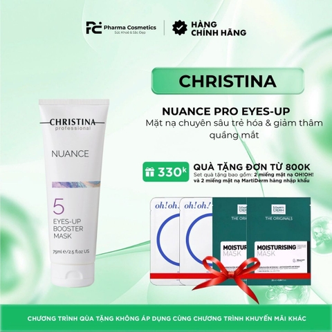 NUANCE PRO EYES-UP BOOSTER MASK: Mặt Nạ Chuyên Sâu - Trẻ Hóa, Nâng Đỡ & Giảm Quầng Thâm Mắt