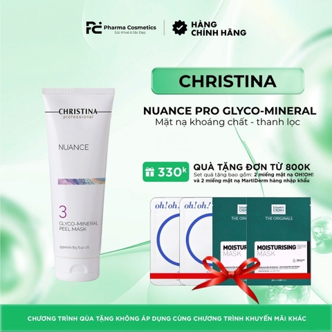NUANCE PRO GLYCO-MINERAL PEEL MASK: Mặt Nạ Khoáng Chất - Thanh Lọc, Trẻ Hóa & Tăng Cường Độ Sáng Da